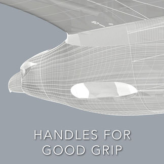 The Planeprint Eagle has handles for a good grip.
