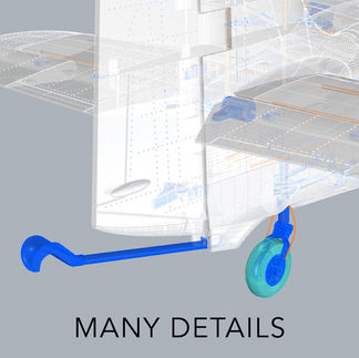 Planeprint Sea Fury features
