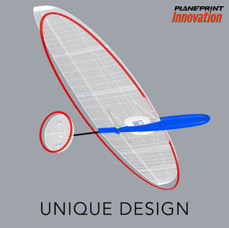 Innovative features of the 3d printed planeprint Halo