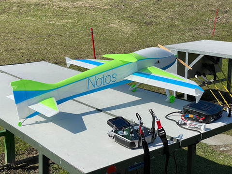 3d printed RC plane NOTOS