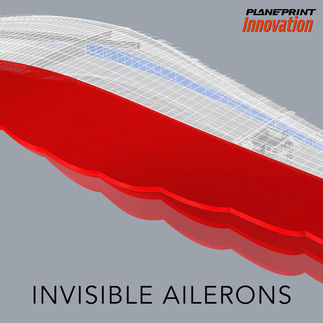 Innovative features of the 3d printed planeprint Falcon