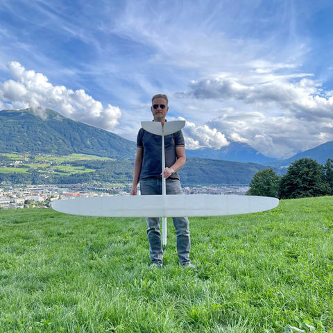 René Marschall and his Rise by Planeprint, a 3d printed rc glider