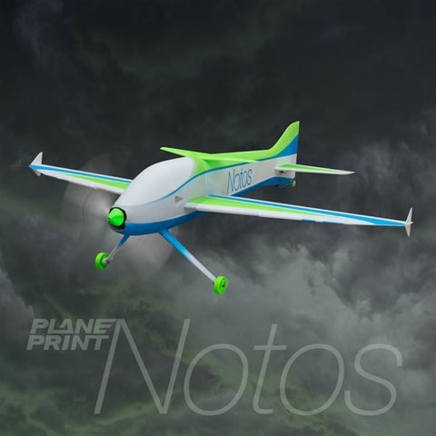 3d printed RC plane NOTOS