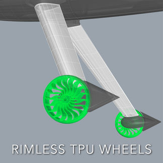 Innovative features of the 3d printable RC plane NOTOS