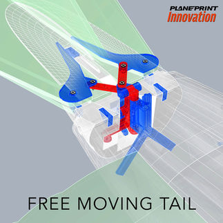 Innovative features of the 3d printed planeprint Falcon