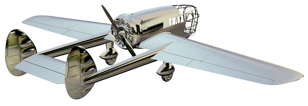 Rendering Abrams P-1 Explorer 3d printable rc plane