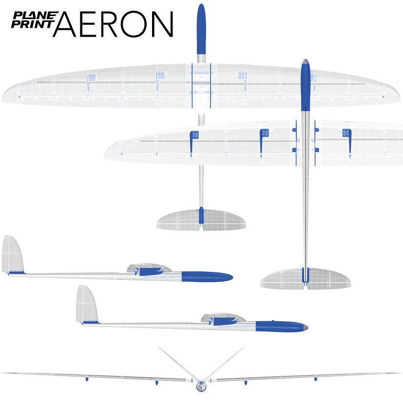 High-performance glider AERON by Planeprint