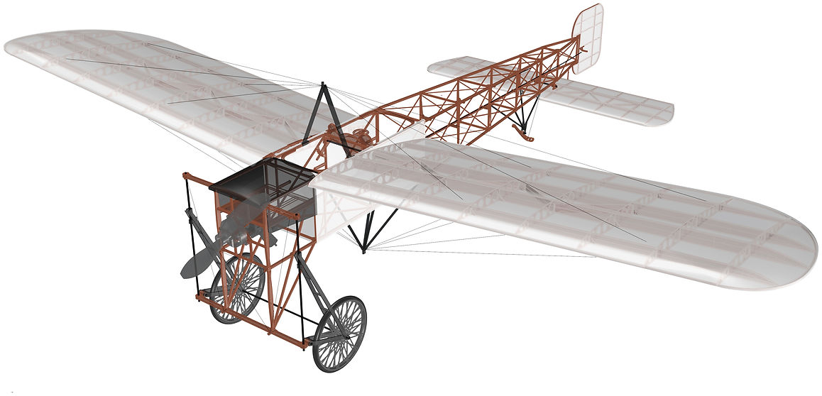 Planeprint 3d printed plane Bleriot