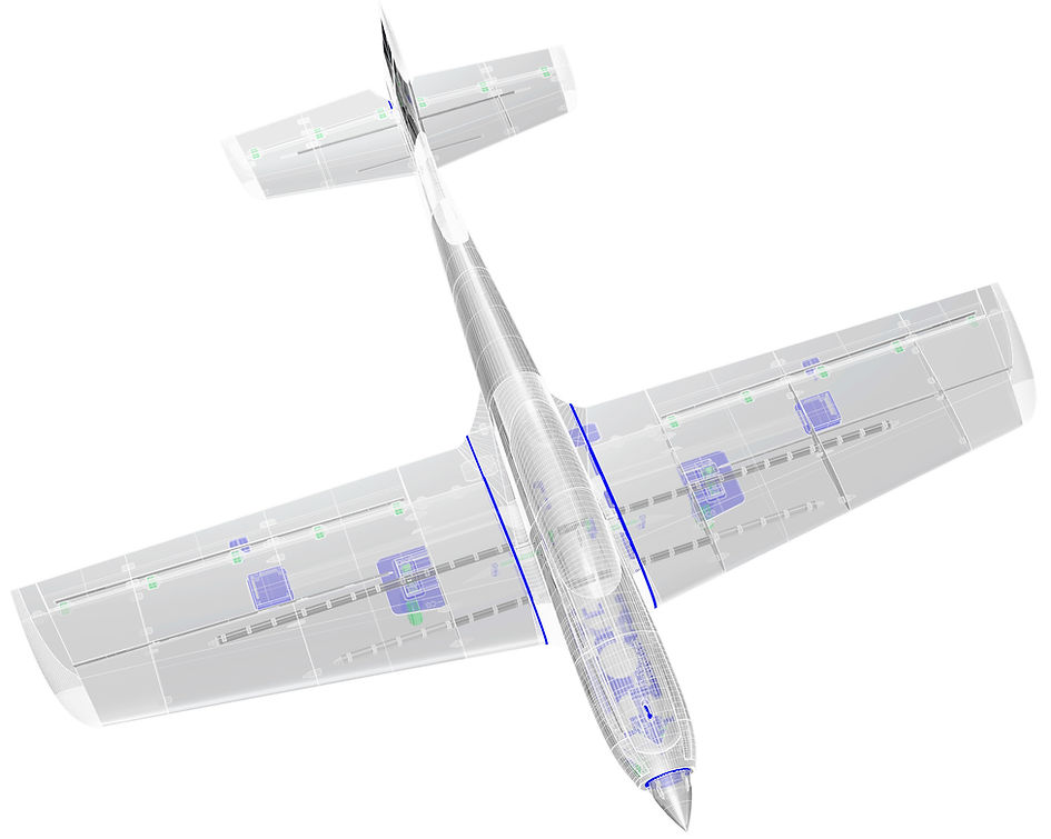 The Planeprint Fearless 3d printed rc plane