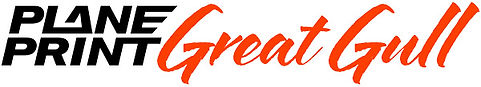 logo planeprint great gull