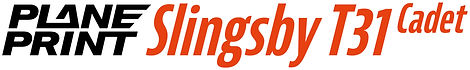 Planeprint Slingsby T31 Logo