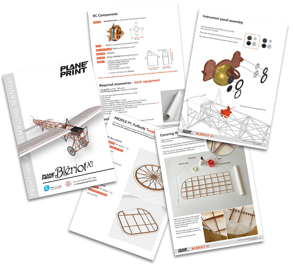 Printing and Assembling Manual for the Bleriot