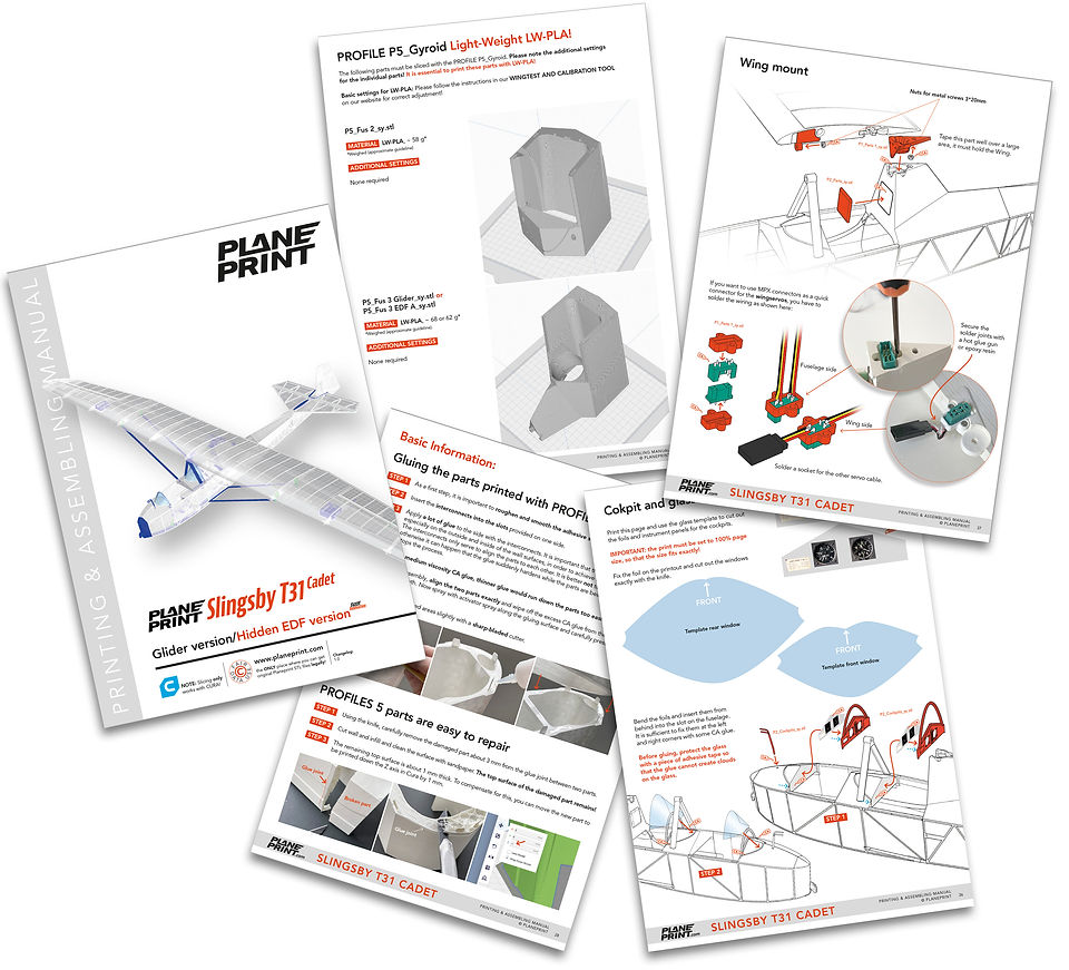 Printing Manual for the Slingsby T31 Cadet