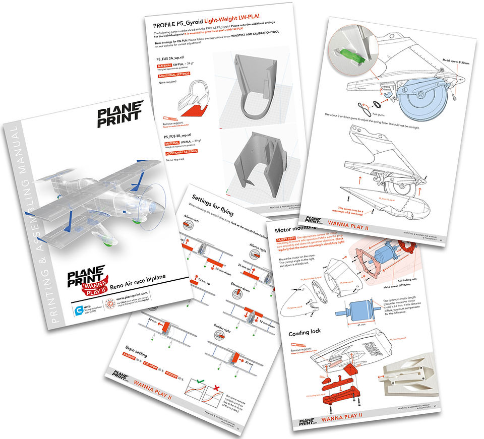 3d printing manual Wanna Play II