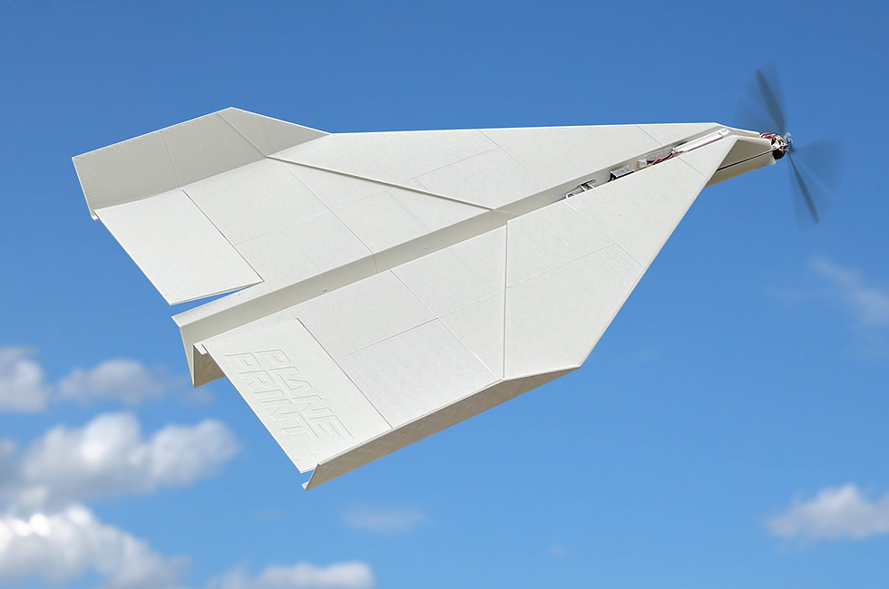 3d print RC Paper Plane by Planeprint