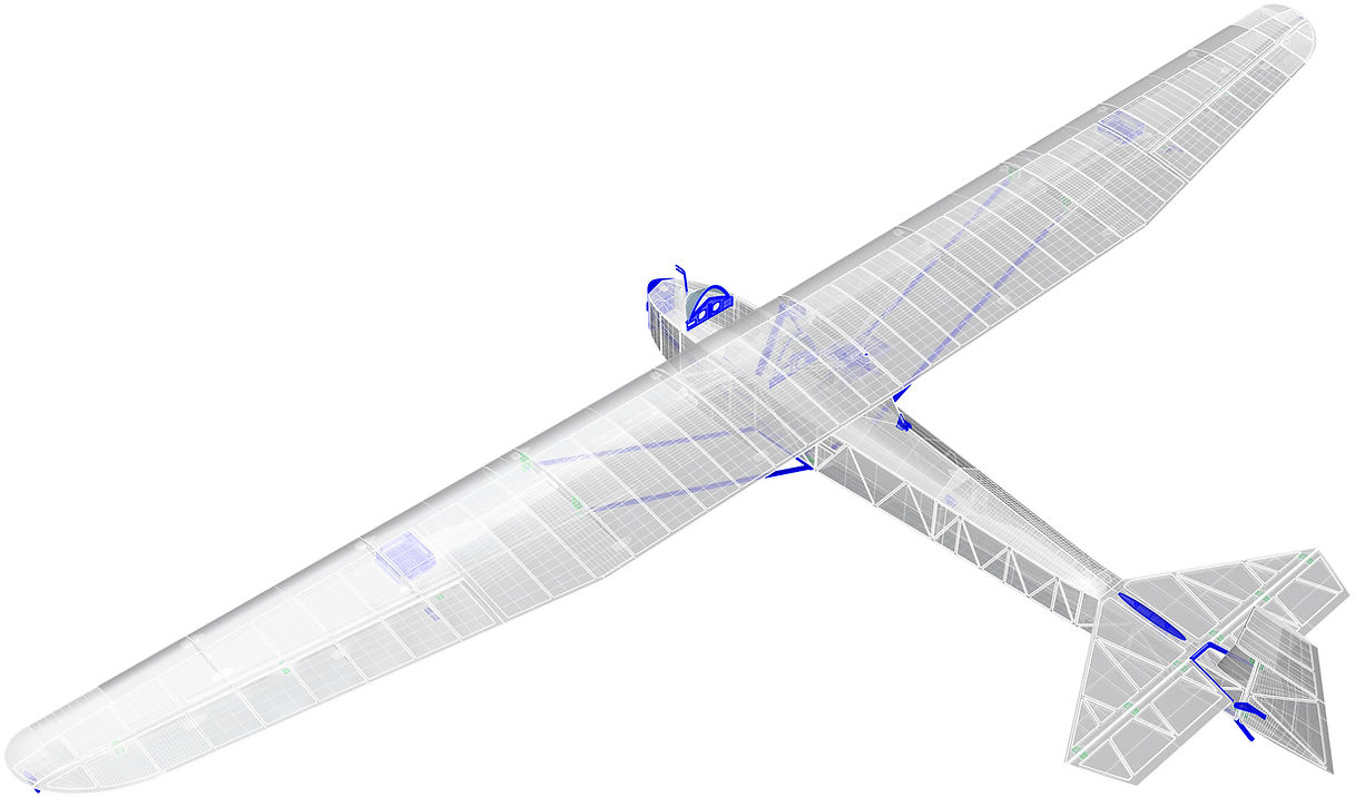 The Planeprint Slingsby T31 Cadet fully 3d printed rc plane